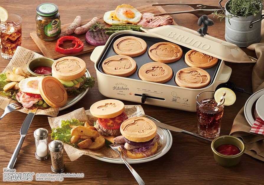 Amazon | BRUNO ブルーノ コンパクトホットプレート スヌーピー