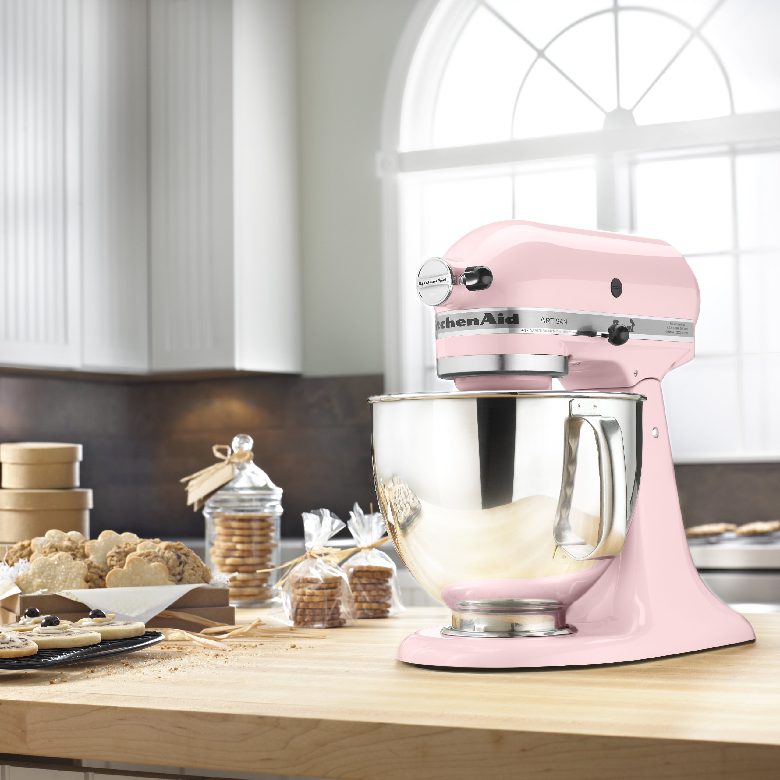 Amazon.com: KitchenAid KSM150PSPK Artisan Series 5-Qt. Stand Mixer