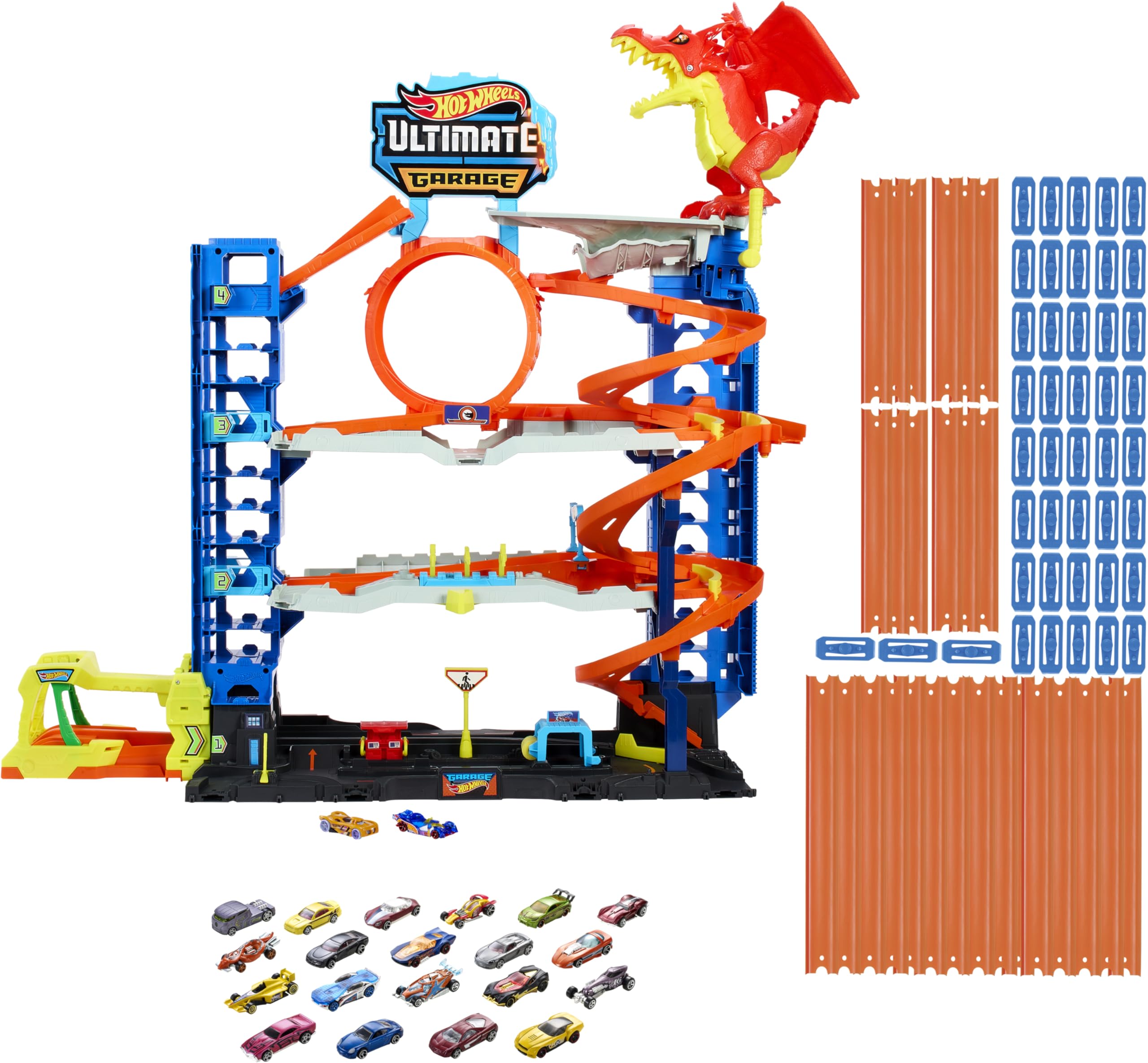 Amazon.com: Hot Wheels Toy Cars, Playset & Track, Ultimate Garage