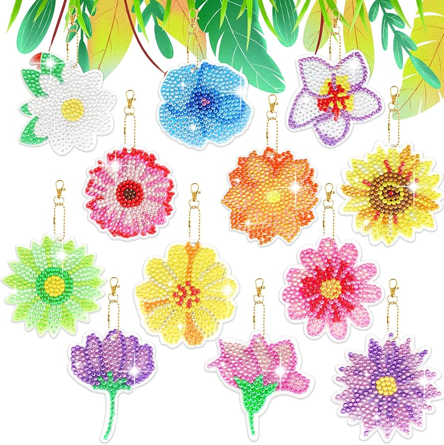 Amazon.co.jp: LUCKYBEE ダイヤモンドアート キット キーホルダー