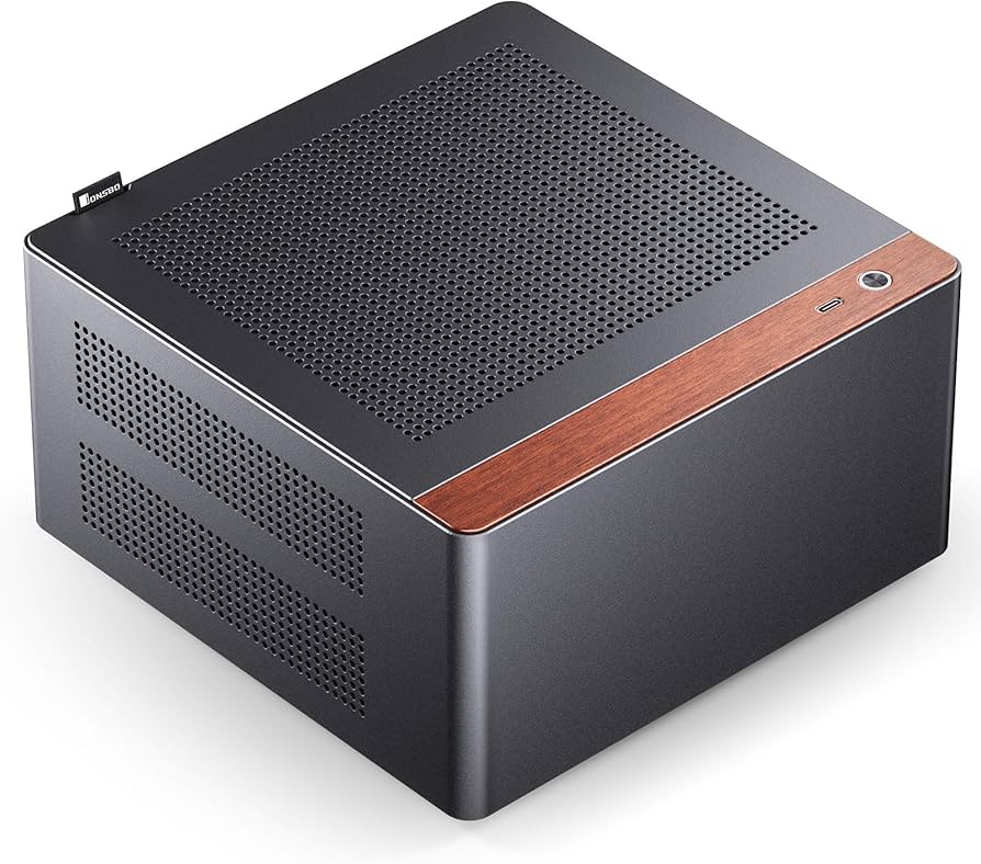 Amazon.com: JONSBO NV10 Black MINI ITX PC Case, Aluminum Alloy