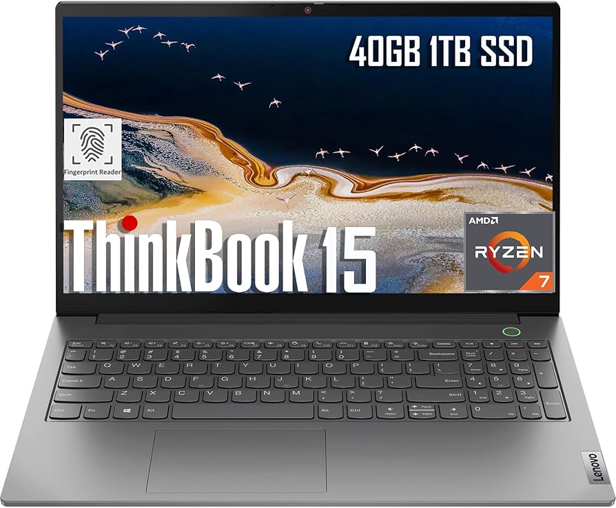 Amazon.com: Lenovo ThinkBook 15 Business Laptop (15.6