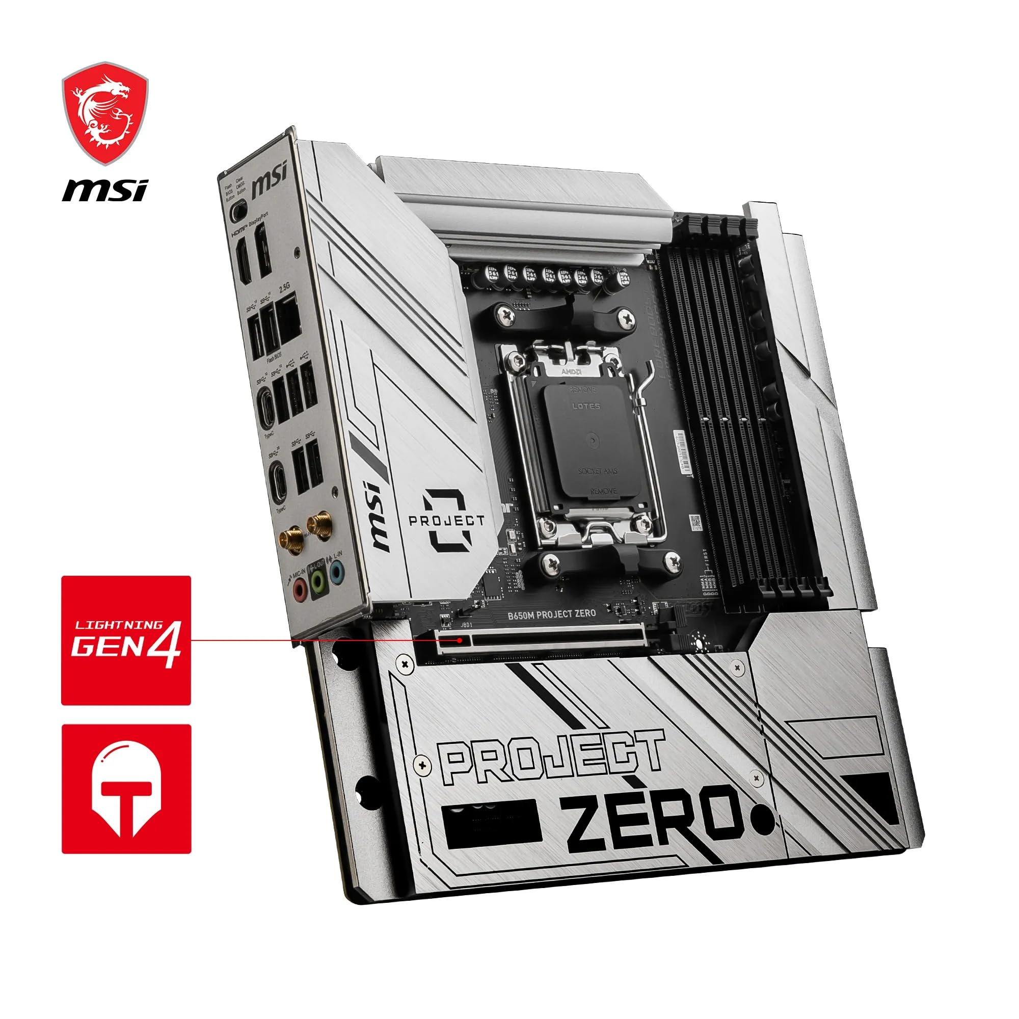 Amazon | MSI B650M PROJECT ZERO。 | MSI | マザーボード 通販