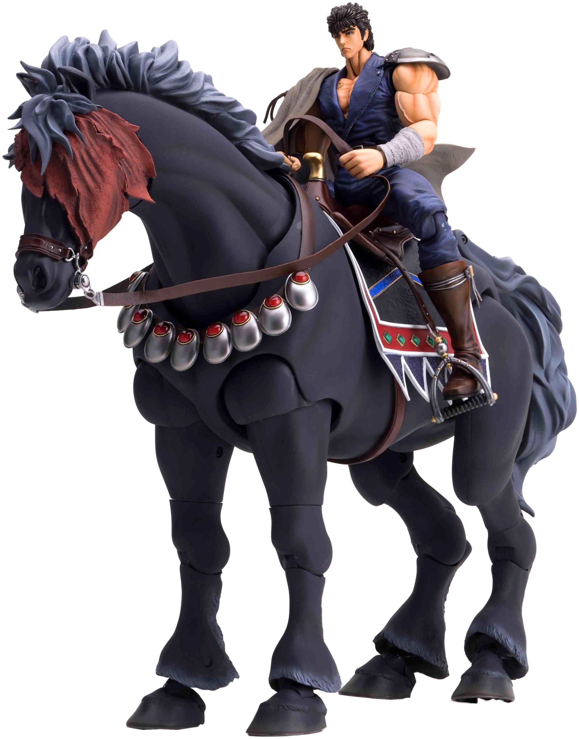 Amazon.co.jp: 北斗の拳 ケンシロウ&黒王号200X : ホビー