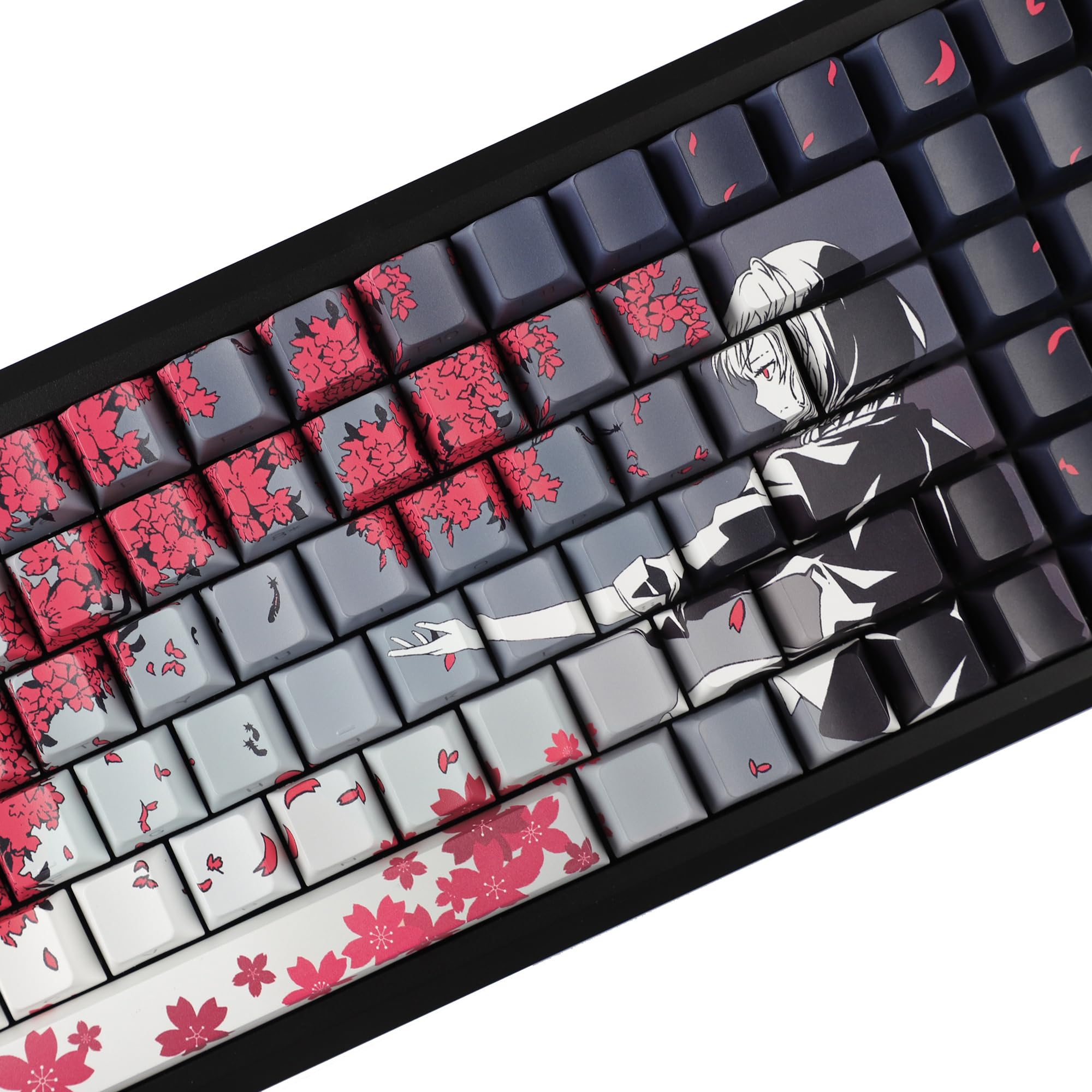 Amazon | YMDK 131 レイヴン サクラ キーキャップ チェリー