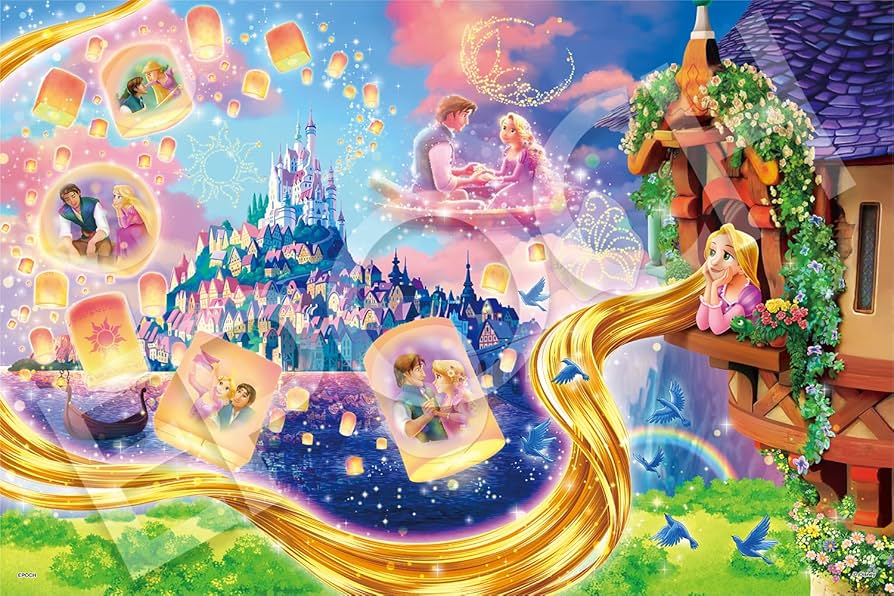 Amazon | エポック社 1000ピース ジグソーパズル ディズニー Rapunzel