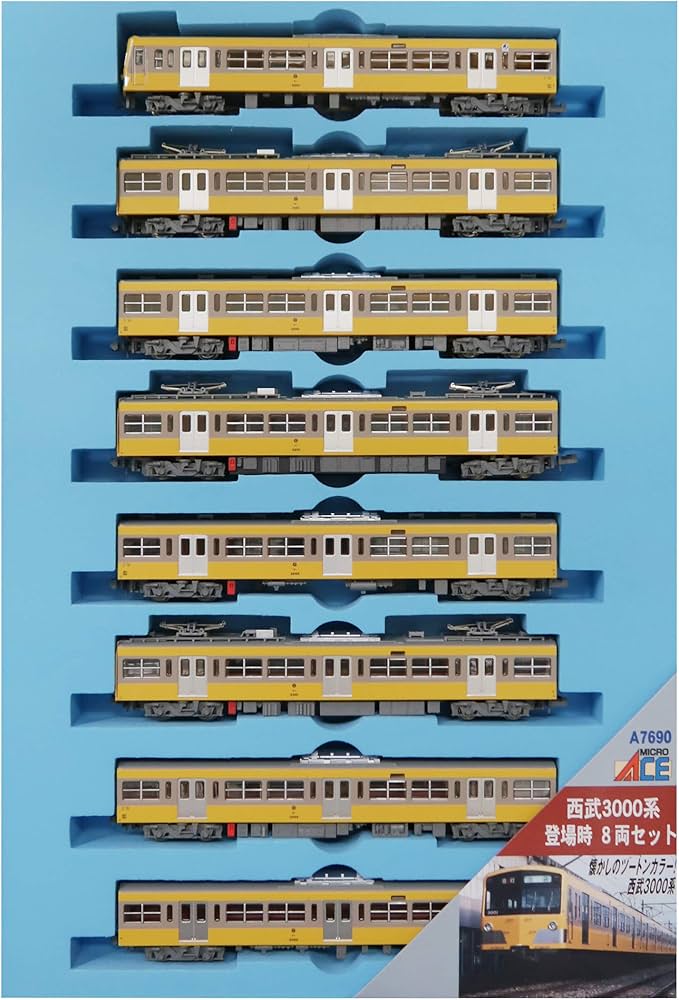Amazon | マイクロエース Nゲージ 西武3000系 登場時 8両セット A7690