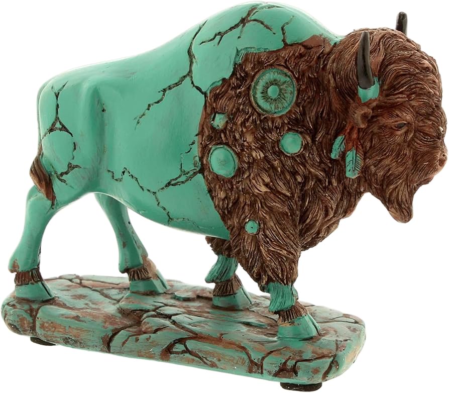 Amazon.com: The Bridge Collection Turquoise Inspired Buffalo