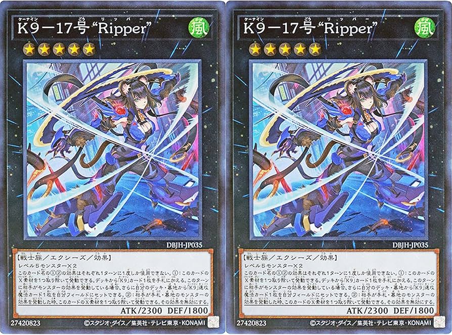 Amazon.co.jp: 【2枚セット】 遊戯王カード DBJH-JP035 K9-17号