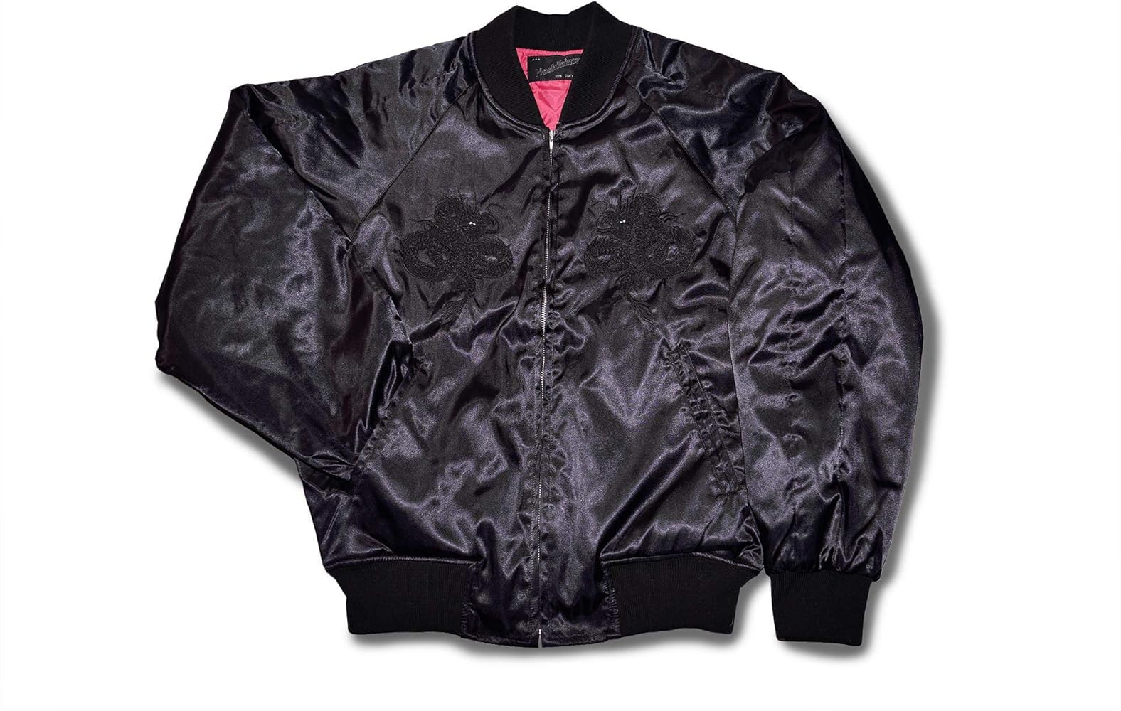 Amazon.co.jp: [星姫] (hoshihime スカジャン(黒龍) サテン(黒×黒) 和