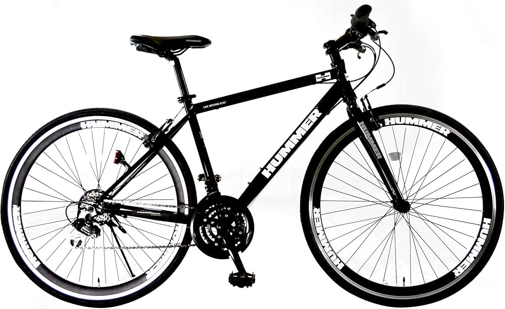 Amazon | ハマー(HUMMER) CRB7018DR クロスバイク HUMMERロゴ付き