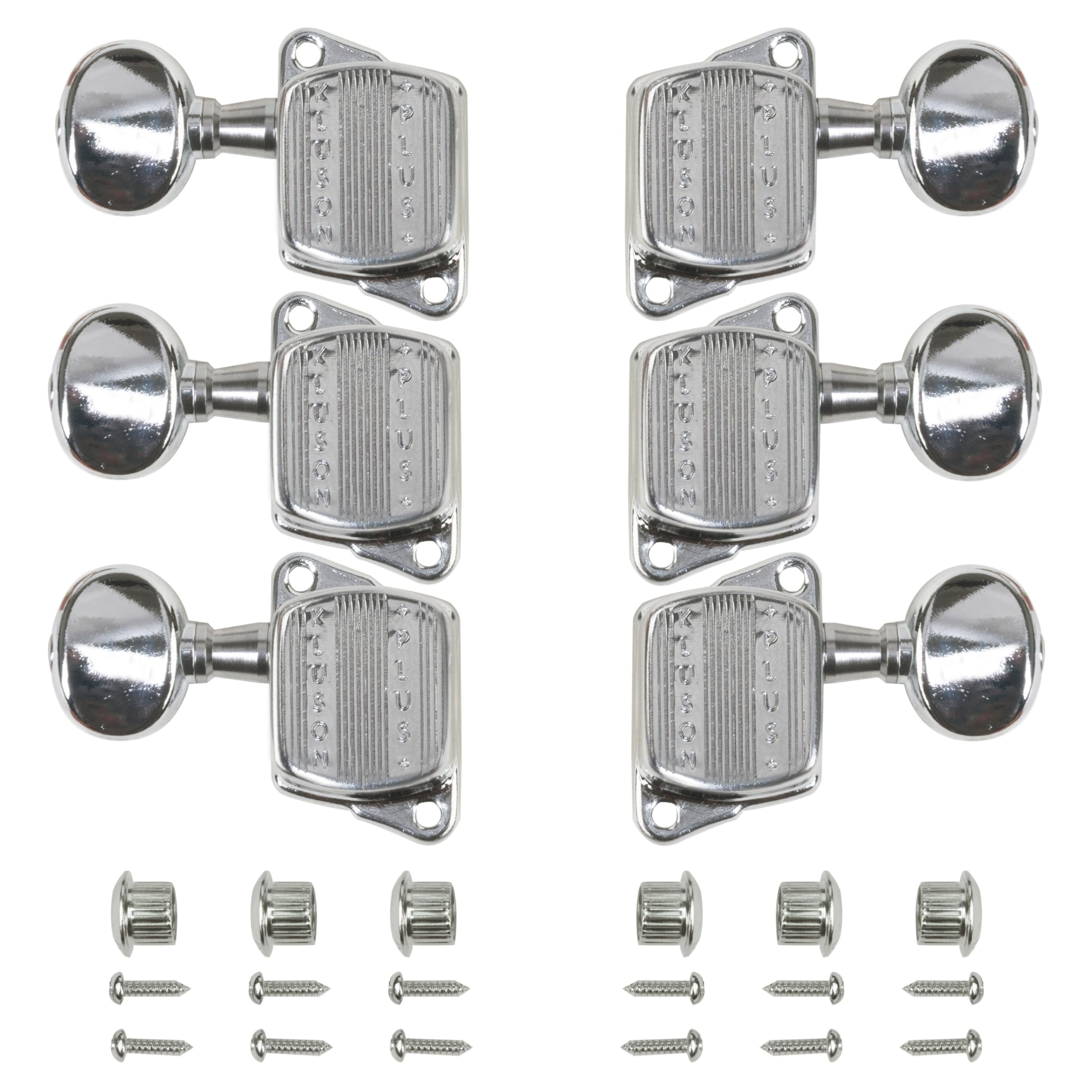 Amazon.com: Kluson Plus Series 3 Per Side Tuning Machines, Chrome