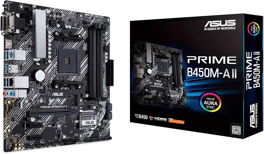 Amazon | ASUS PRIME B450M-A II AMD B450 (Ryzen AM4) Micro ATX