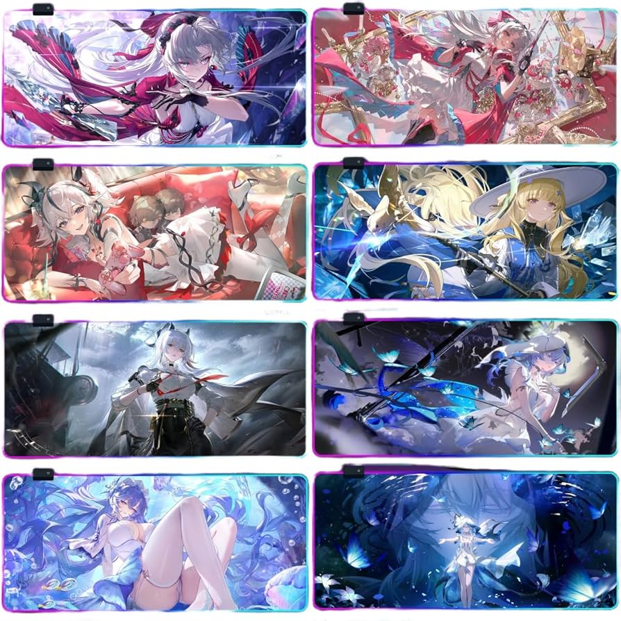 Amazon.co.jp: 鳴潮 マウスパッド RGB 発光マウスパッド カルロッタ 今