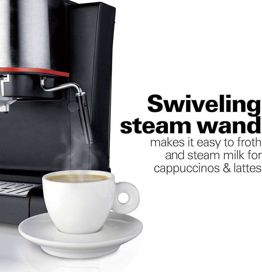 Amazon | Hamilton Beach エスプレッソマシン ラテ カプチーノメーカー