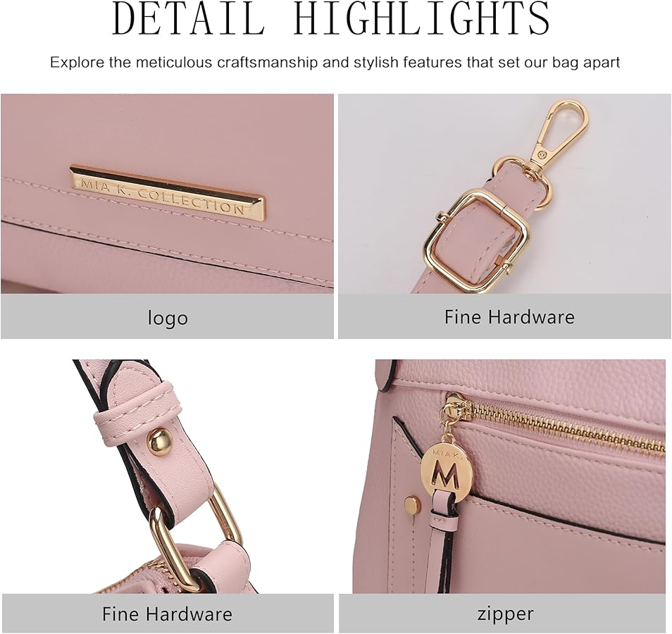 Amazon.com: MKF Collection Shoulder Bag for Women & Wristlet Pouch