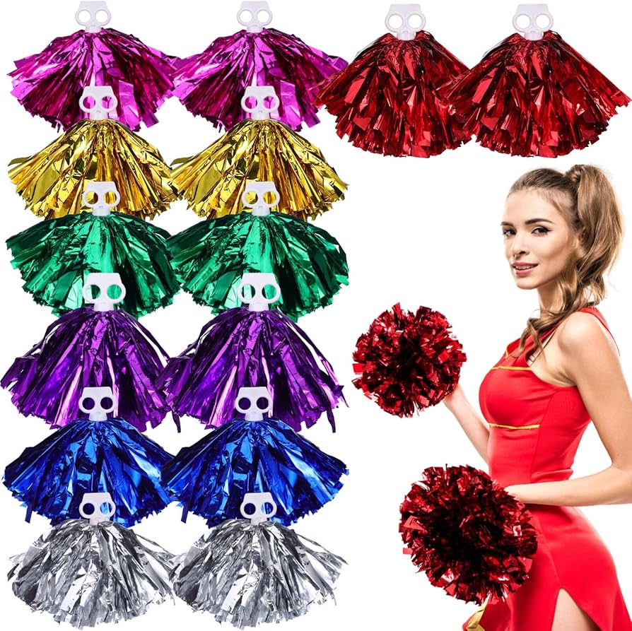 Amazon.co.jp: NUOLUX チアポンポン 応援ポンポン チアリーダー