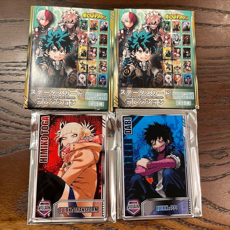 Amazon.co.jp: ヒロアカ ステータスカードコレクション : おもちゃ