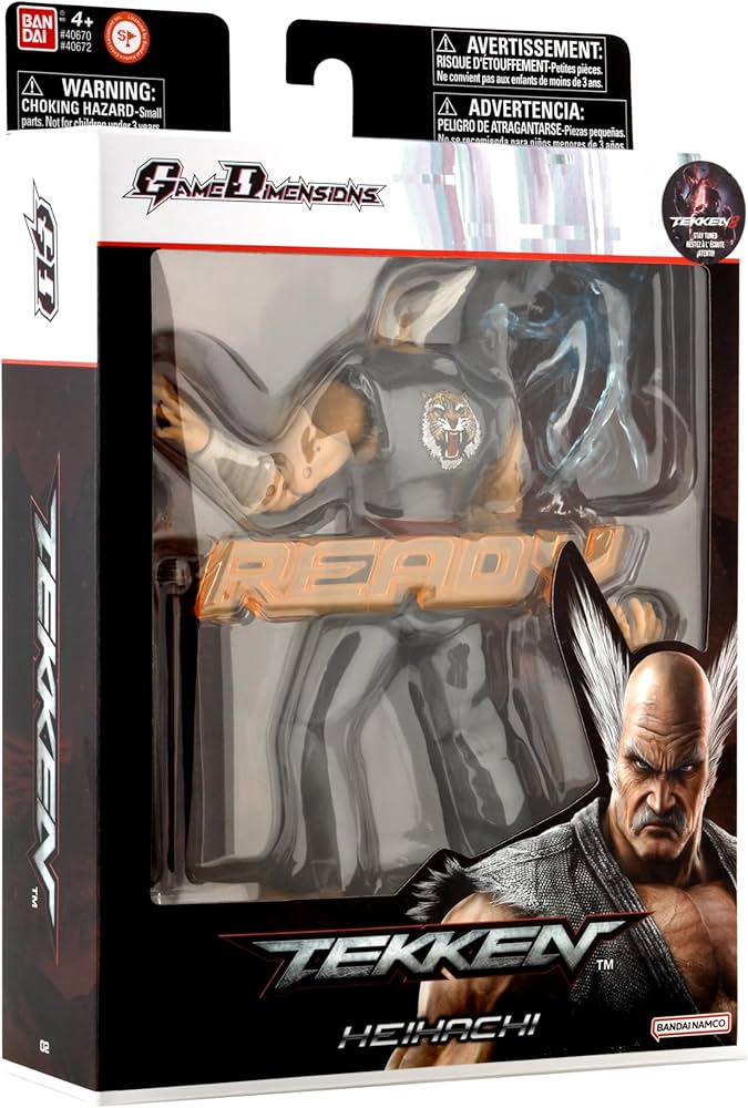 Amazon.co.jp: BANDAI ゲームディメンション 鉄拳三島平八 アクション