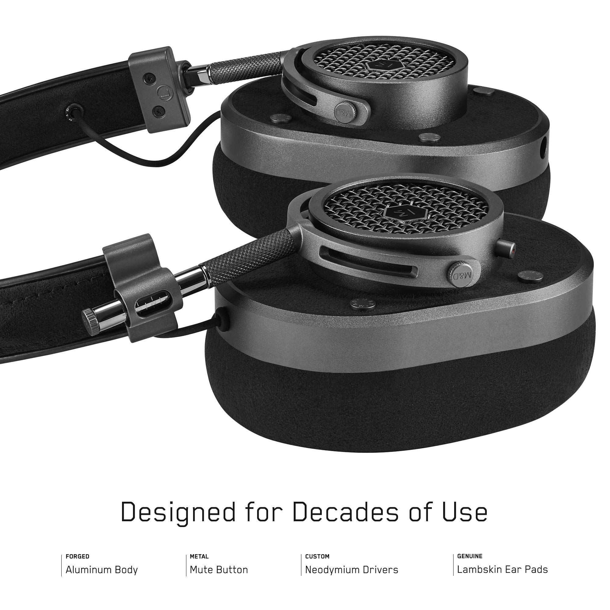 Amazon.co.jp: マスター & ダイナミック MH40 耳覆い型ヘッドホン - 暗