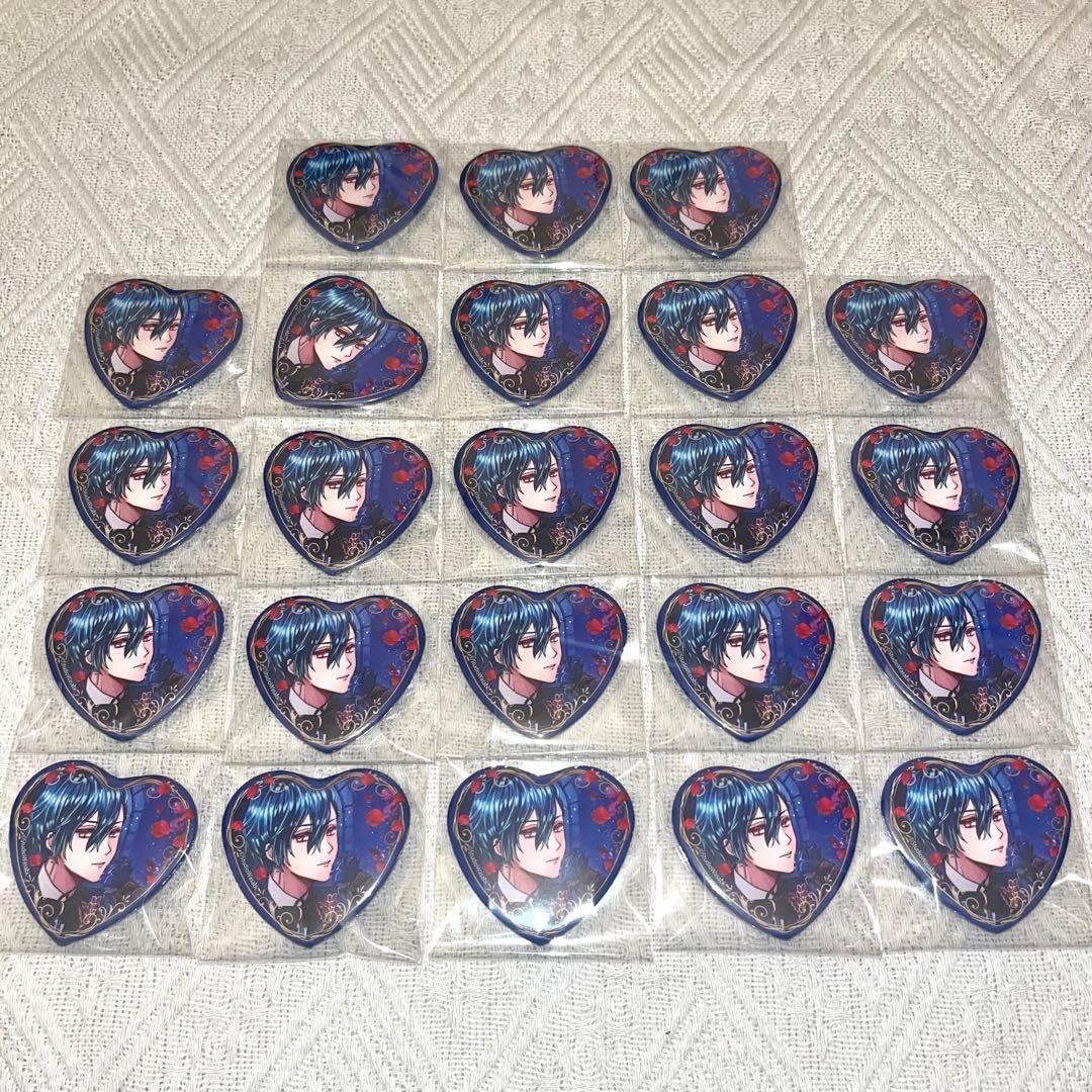 悪魔執事と黒い猫 あくねこ ハート 缶バッジ バレンタイン ハウレス 40