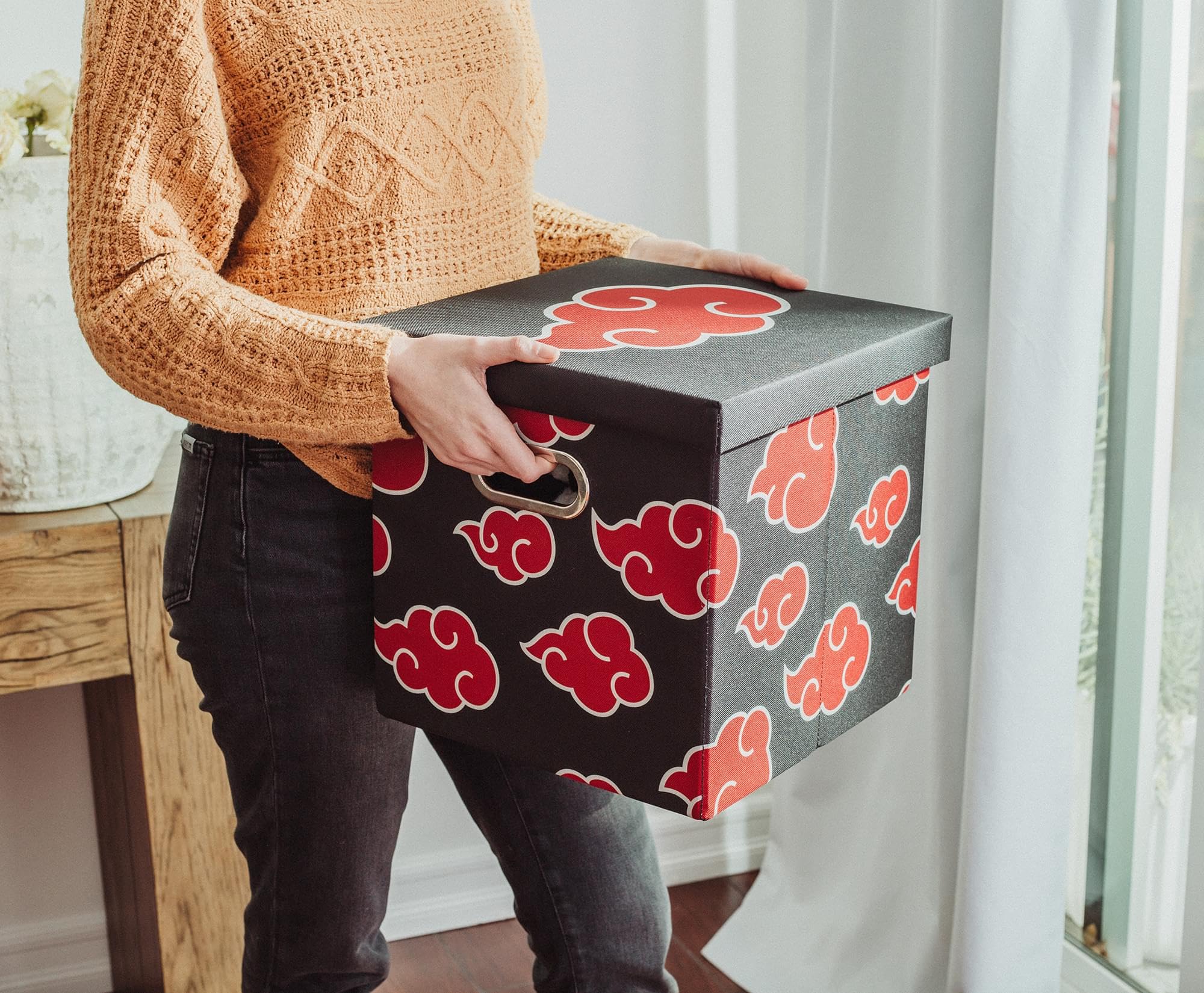 Amazon｜NARUTO(ナルト) 疾風伝 暁 13インチ 布製収納ボックス