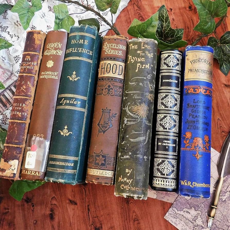 Amazon.co.jp: +。*゜+ 19世紀 ヴィクトリア時代の詩集 背表紙が素敵な