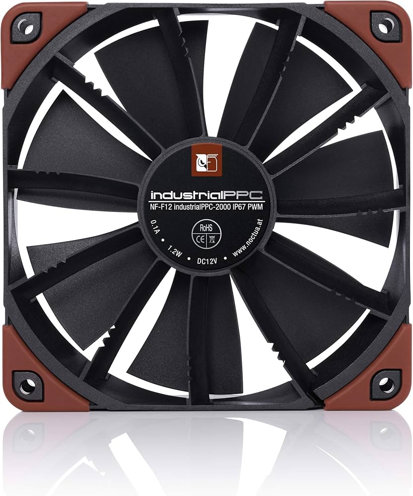 Amazon.co.jp: Noctua NF-F12 iPPC-2000 IP67 PWM, 工業用 高負荷冷却