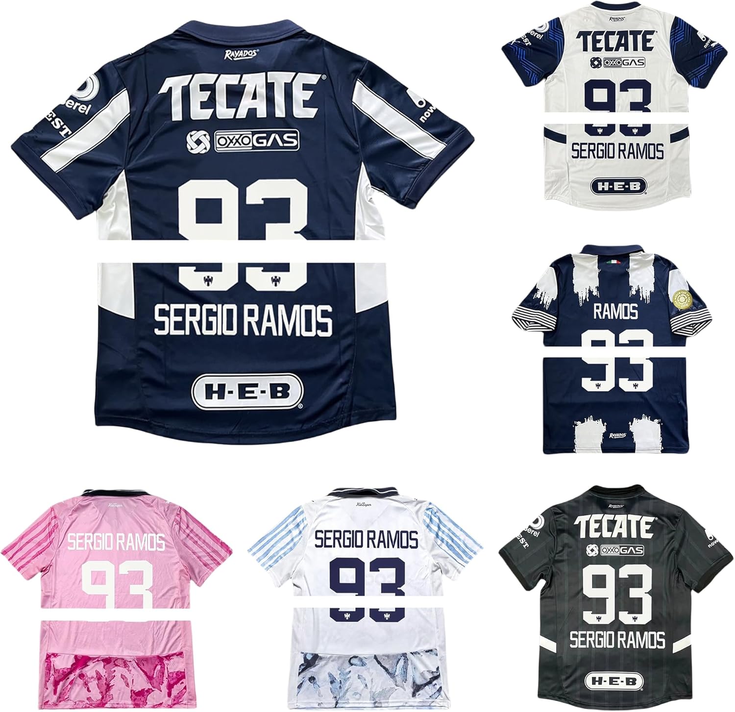 CFモンテレイ スペイン代表セルヒオラモス選手ユニフォーム メキシコ