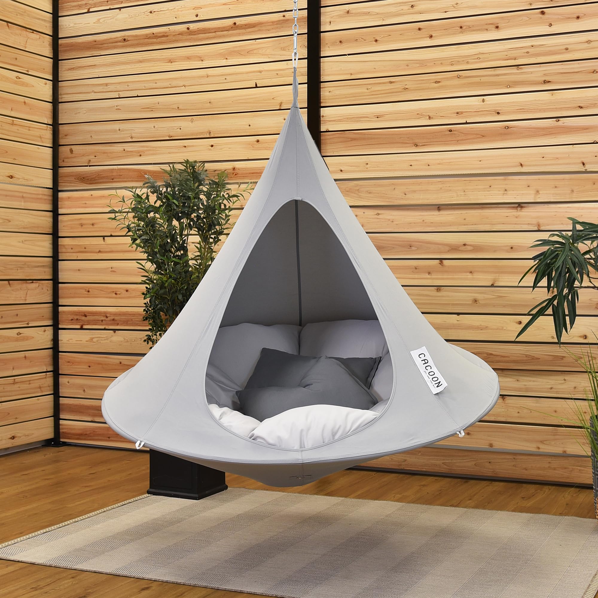 Amazon.com : Single Cacoon Hanging Chair – Cozy Indoor/Outdoor