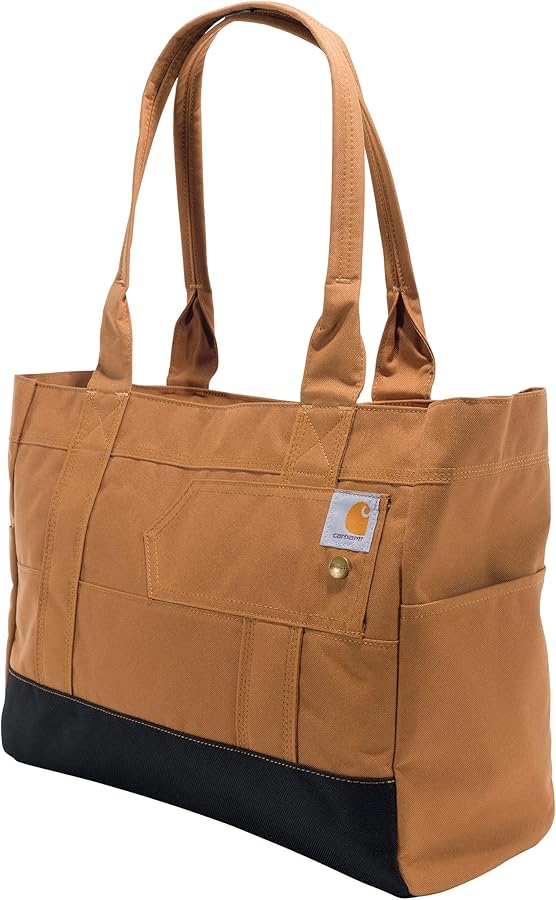 Carhartt Horizontal Zip, Durable Water-Resistant Tote Bag with