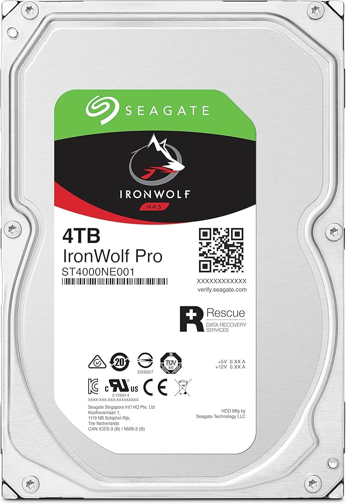Amazon.com: Seagate IronWolf Pro ST4000NE001 4 TB Hard Drive - 3.5