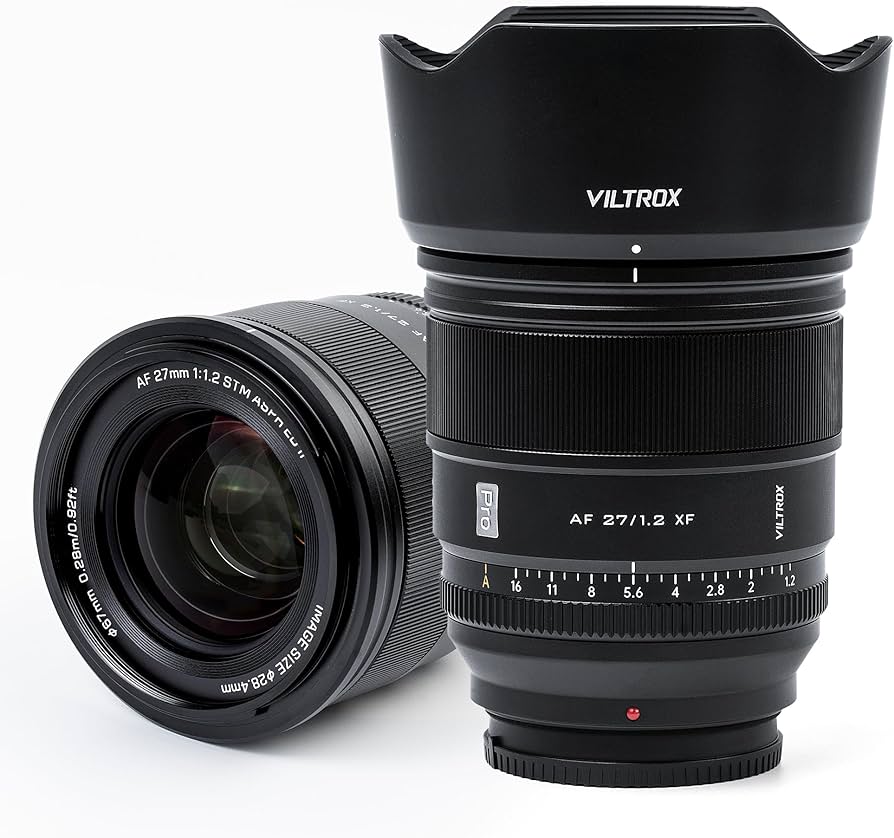 Amazon.com : VILTROX PRO 27mm F1.2 XF Fuji for Fujifilm x Mount