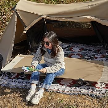 Amazon.co.jp: TIMBER RIDGE キャンプベッド ジェットコット【20秒展開