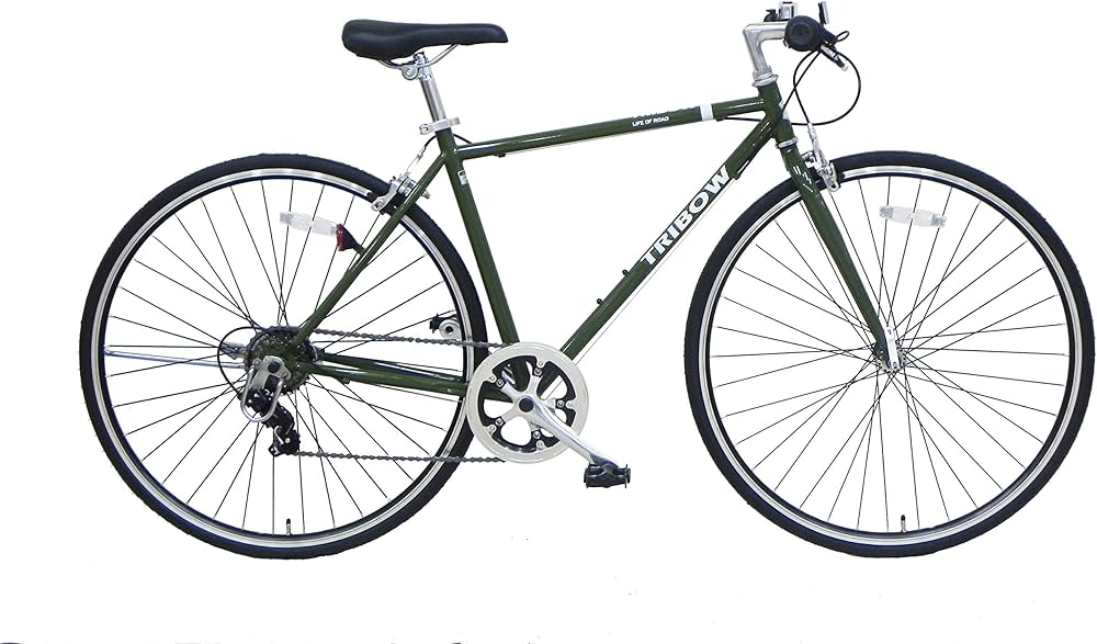 Amazon | TRIBOW クロスバイク 自転車 シマノ製6段変速機 700×28C 27