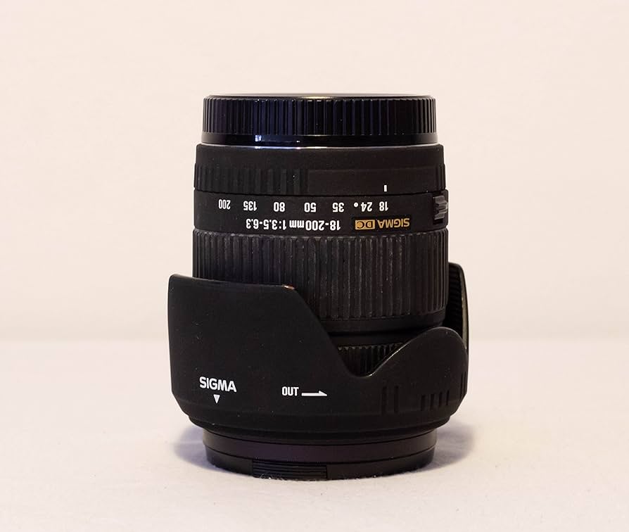 Amazon.com : Sigma 18-200mm f/3.5-6.3 DC Lens for Canon Digital
