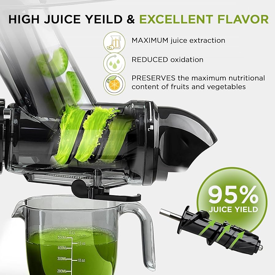 Amazon.com: GEMINI APPLIANCES Cold Press Juicer Machine | 3 Inch