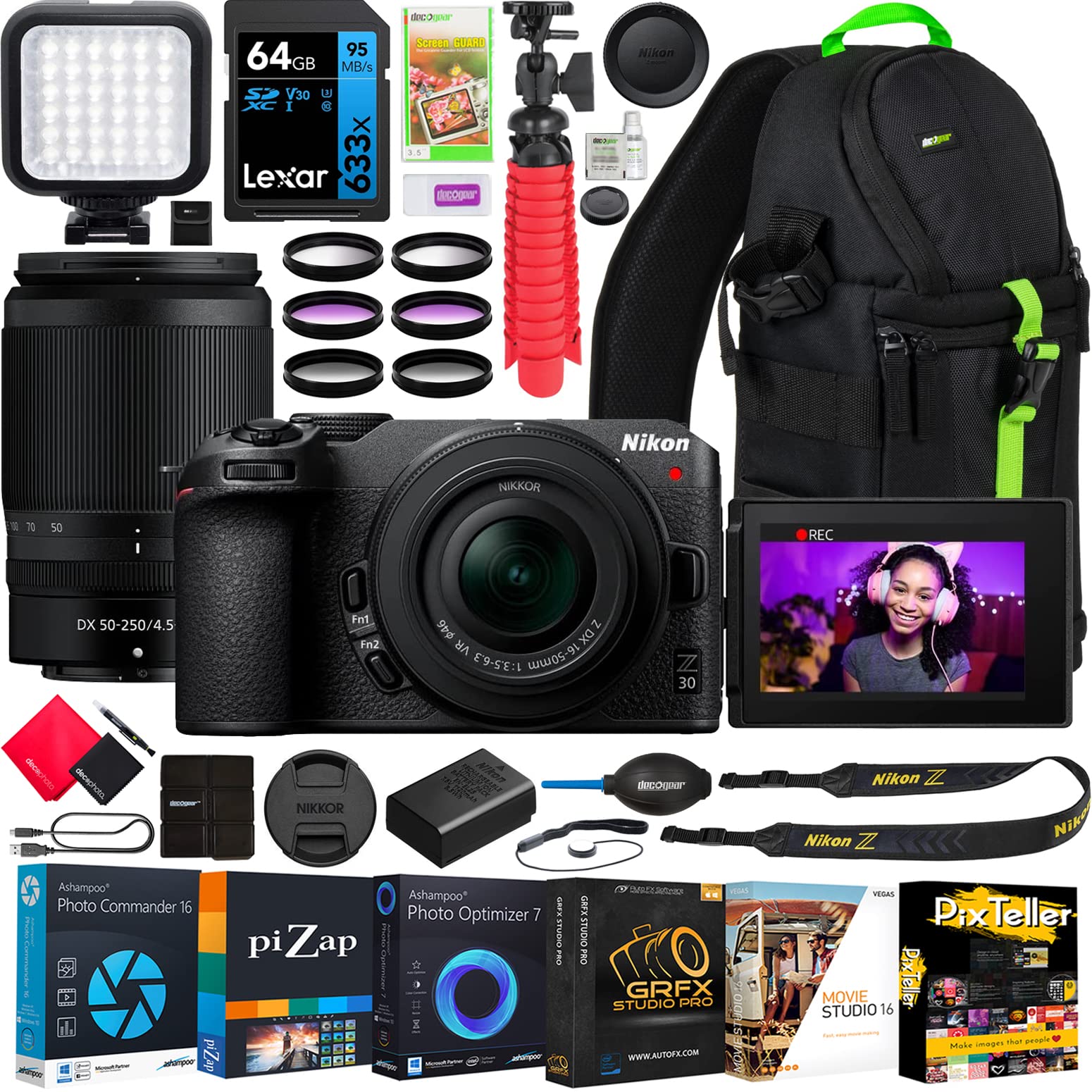 Amazon | Nikon Z30 ミラーレスカメラ レンズ2枚キット NIKKOR Z DX 16
