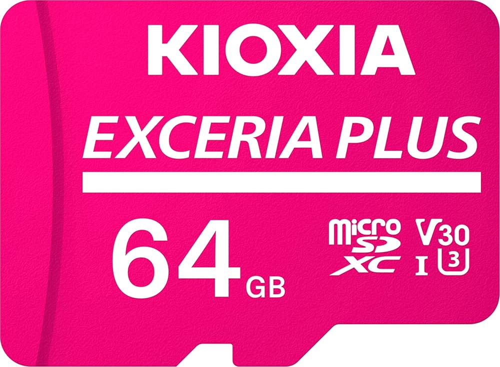 Amazon | KIOXIA(キオクシア) 旧東芝メモリ microSD 64GB EXCERIA PLUS