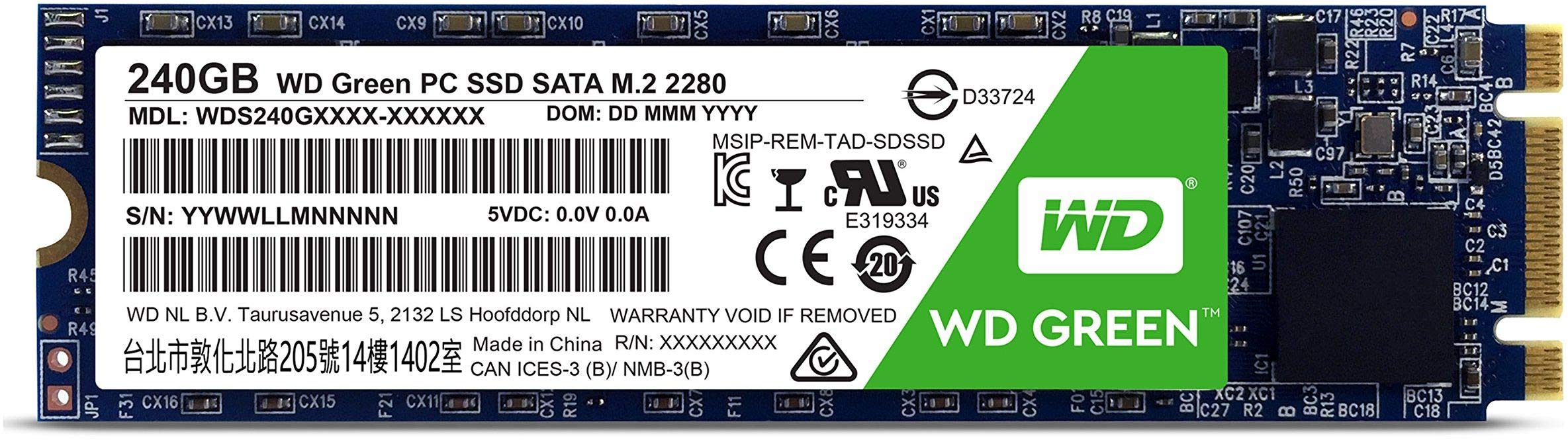 WD Green 240GB Unità allo Stato Solido SSD Interna - SATA M.2 2280