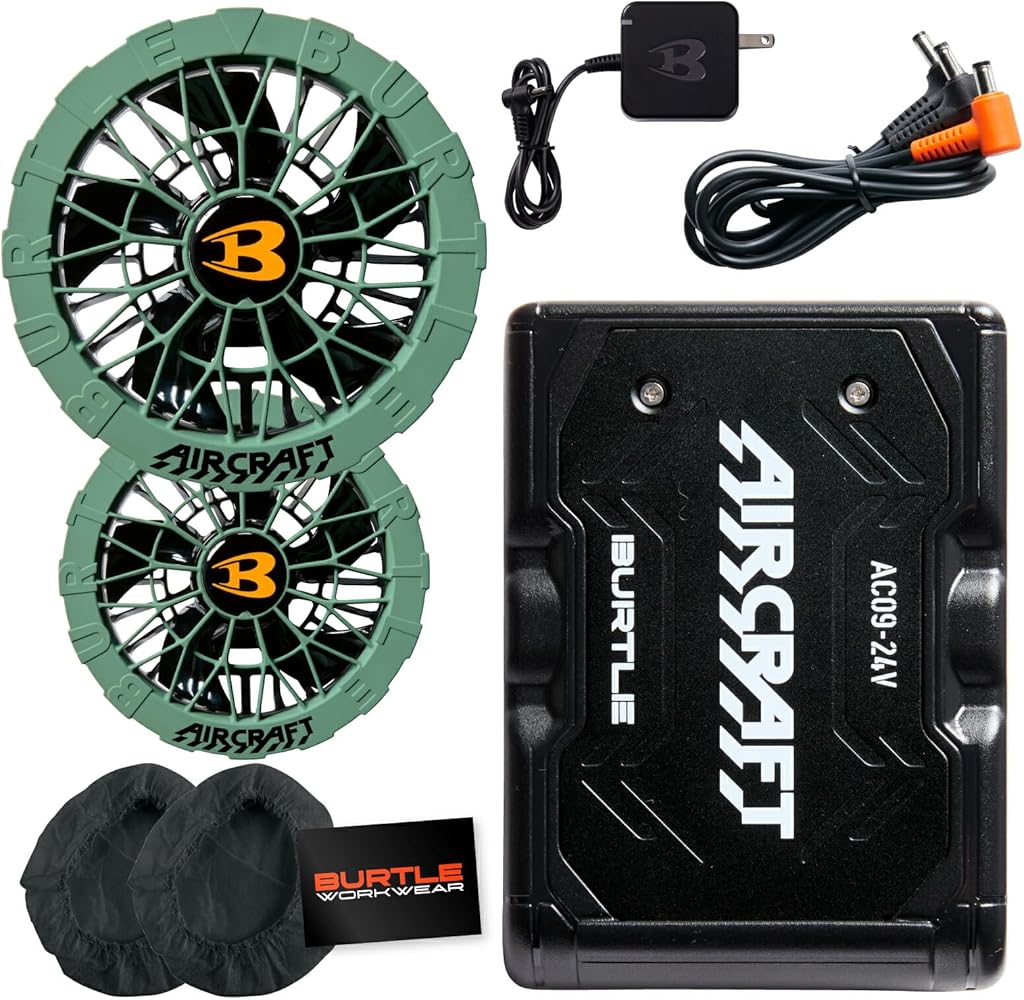 Amazon.co.jp: [バートル] 2025 ファン バッテリー セット AC09 AC09-1