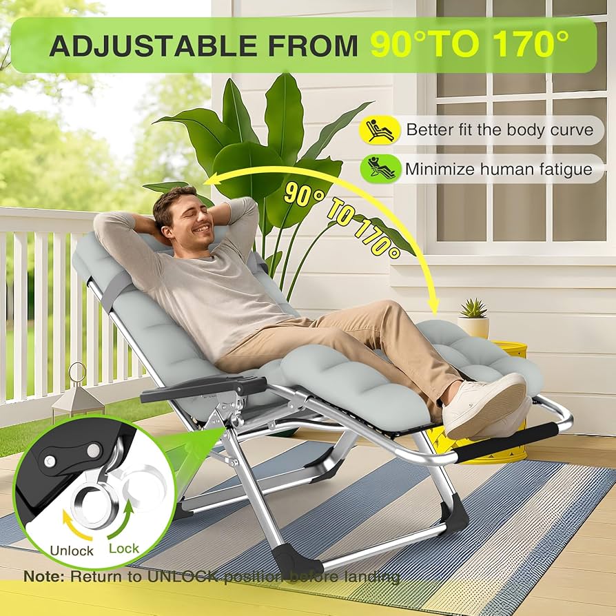Amazon.com : Suteck Zero Gravity Chair, Reclining Camping Lounge