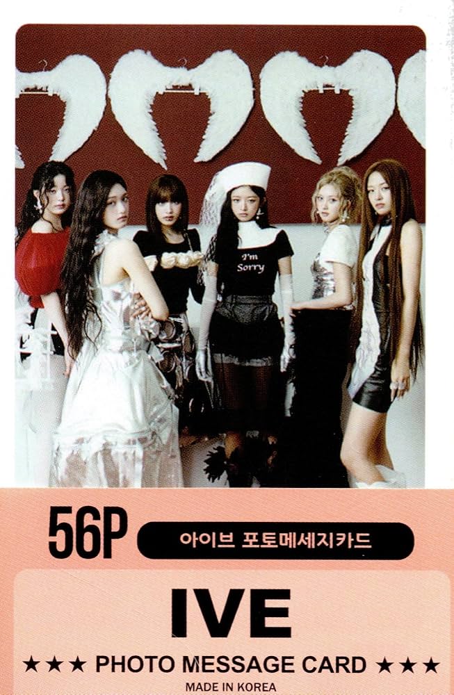Amazon.co.jp: IVE アイヴ アイブ グッズ フォトメッセージカード 56枚