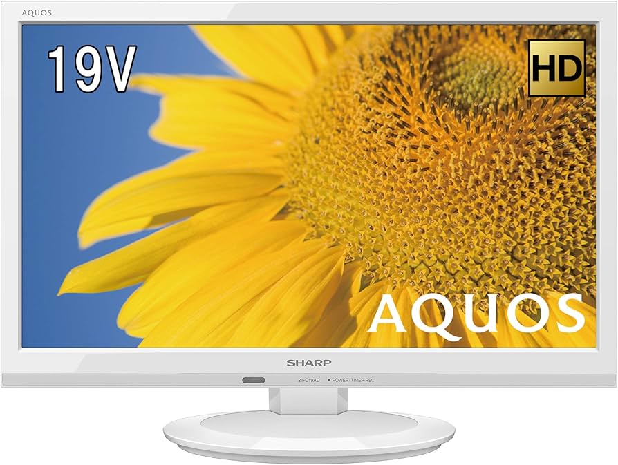 Amazon | シャープ 19V型 AQUOS 液晶テレビ 2T-C19ADW | テレビ 通販