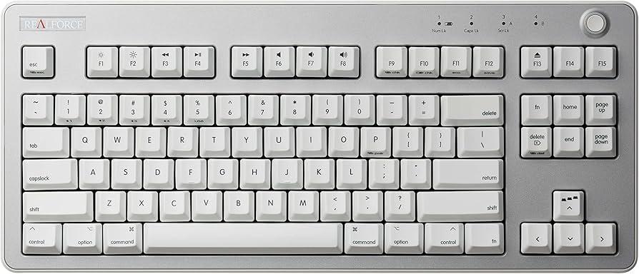 Amazon.com: Realforce R3 TKL Mac Wireless Keyboard (White