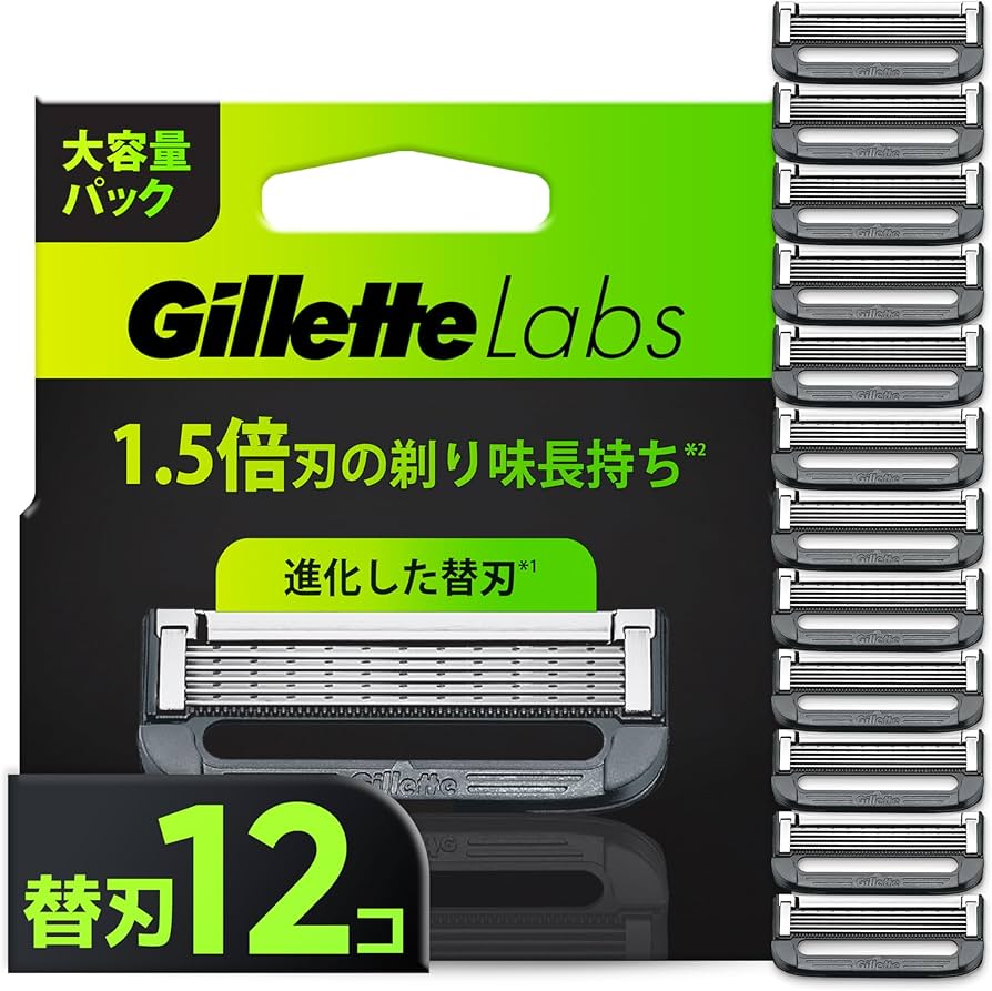 Amazon.co.jp: Gillette 【正規品】 ジレット 髭剃り 替刃 12個