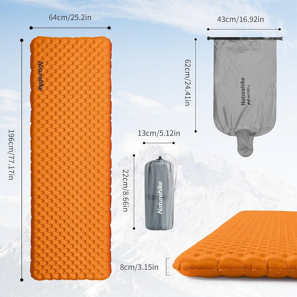 Amazon.com : Naturehike Ultralight Insulated Sleeping Pad with R5