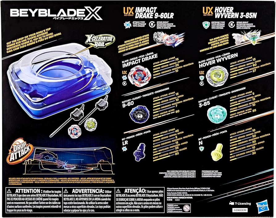 Amazon.co.jp: ベイブレードXドロップアタックバトルセット ベイスタ