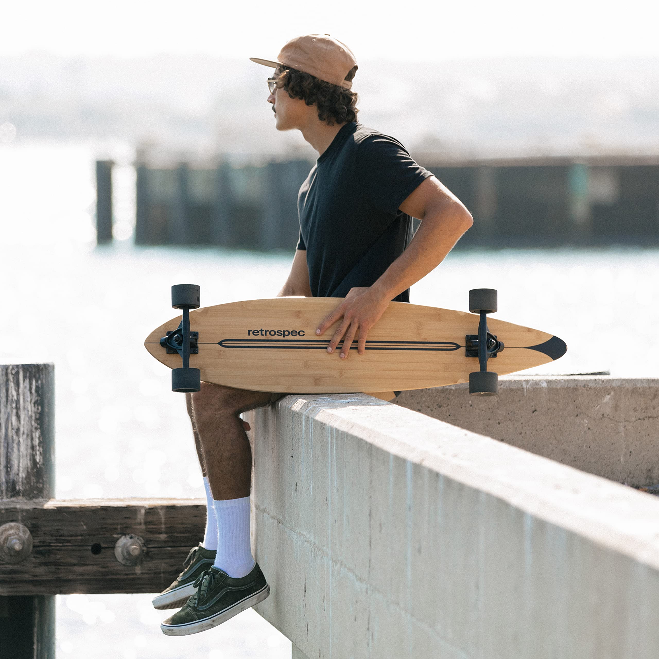 Amazon.co.jp: Retrospec Zed ピンテイルロングボードスケートボード