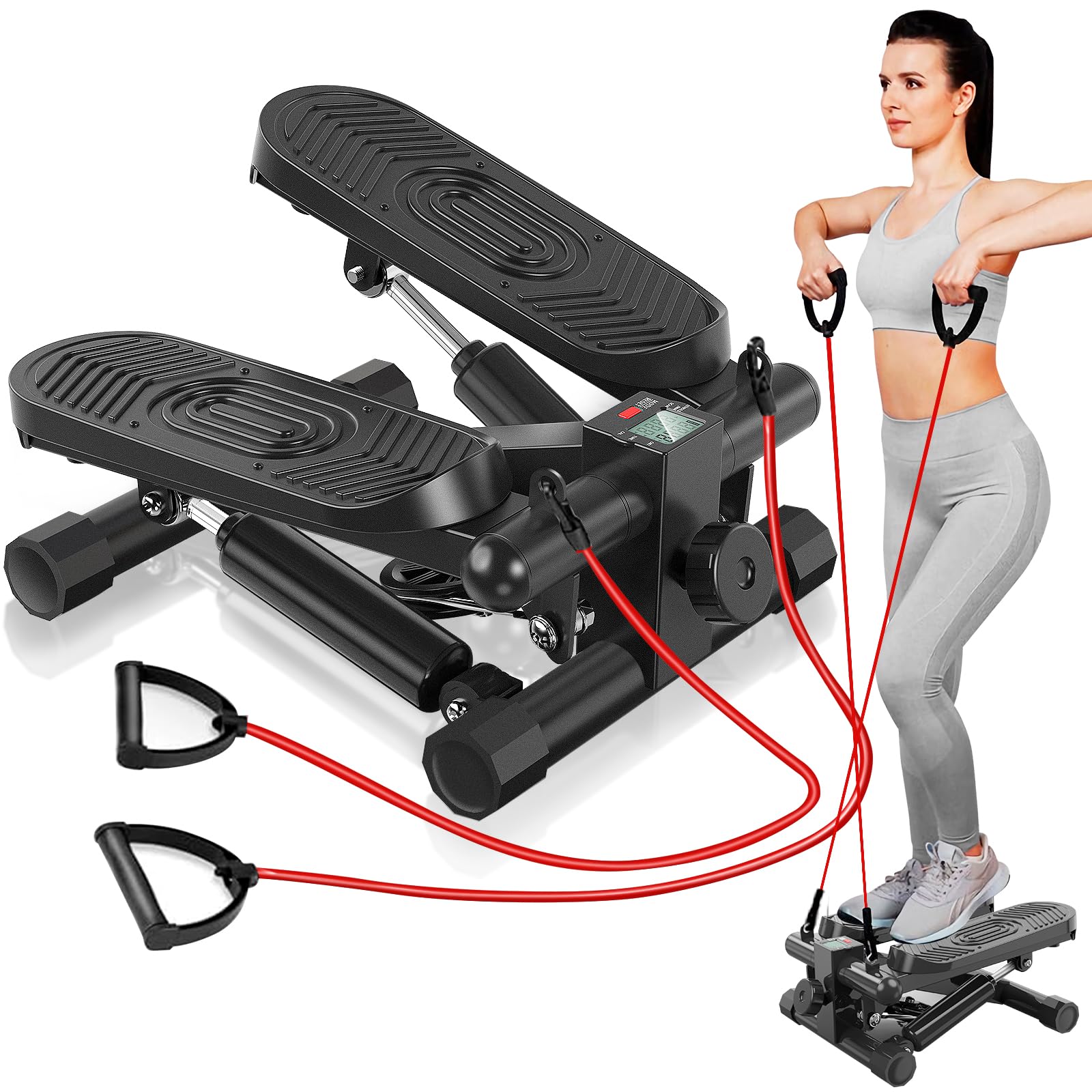 Amazon | HOFTME ステッパー 健康ステッパー 静音 足踏み健康器具